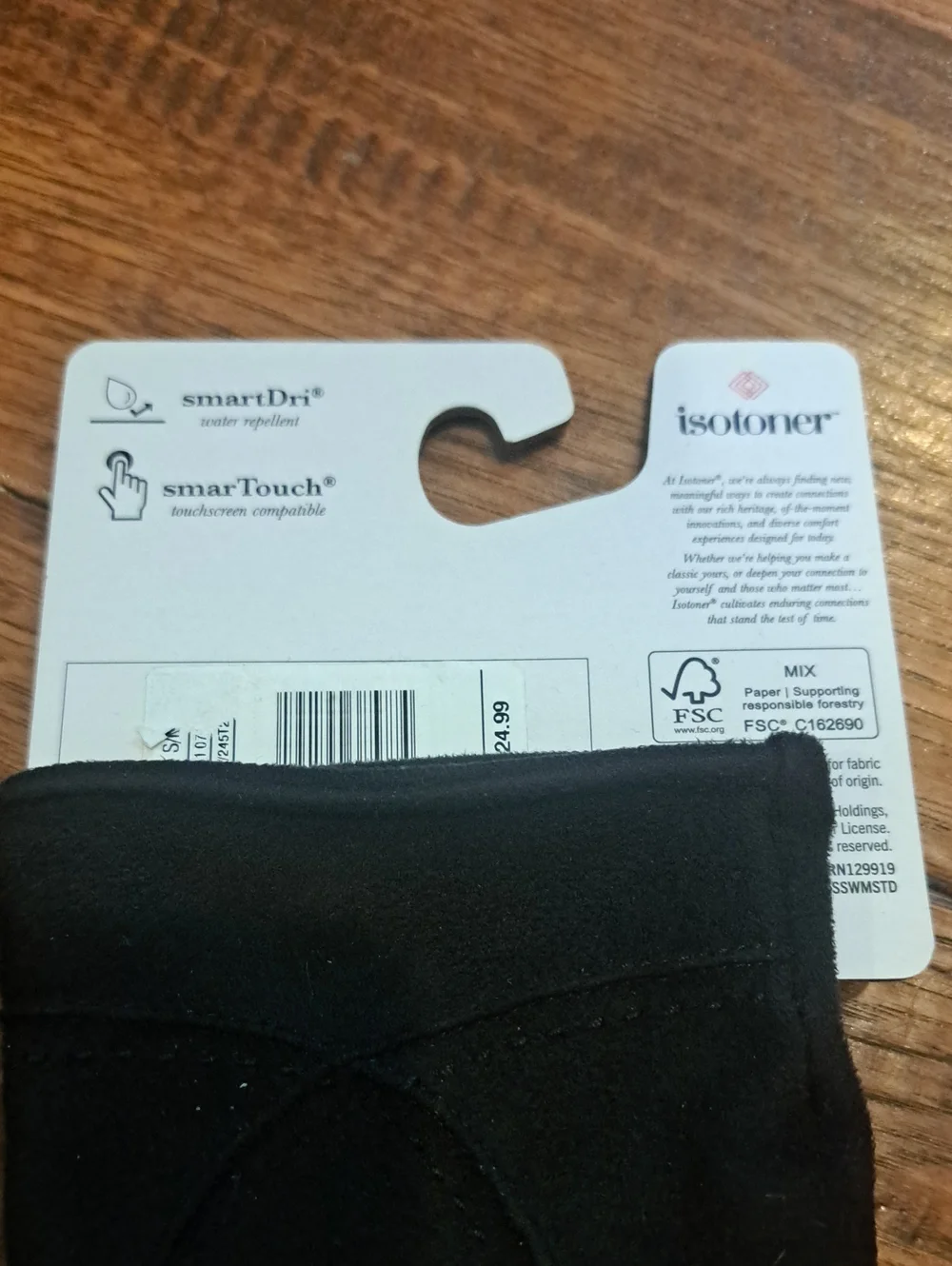NWT Isotoner Gloves, Size S/M - Picture 5 of 9